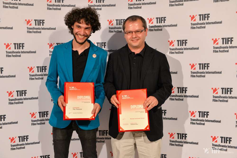 Nicolae Constantin Tanase si Corneliu Porumboiu TIFF 2015 Foto Nicu Cherciu 1000